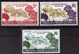 ZAYIX Papua New Guinea 167-169 Used Maps Trees 071423S138 - £2.83 GBP