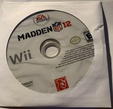 Madden NFL 12 - Nintendo Wii - Tested Disc Only 2011 Resurfaced Tested - $8.69