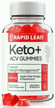 Rapid Lean Keto + ACV Maximum Strength Gummies for Weight Loss 60Ct - £34.00 GBP