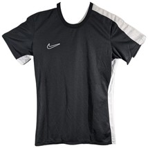 Womens Sports Practice Shirt Size M Medium Football Black White Stripe Nike - £17.97 GBP