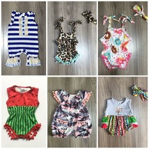 NEW Boutique Baby Girls Romper &amp; Lot Size 18-24 M Wholesale Watermelon L... - $34.99