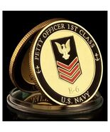 U.S. NAVY RANK COIN NAVAL E6 PETTY OFFICER FIRST CLASS. NEW! GREAT GIFT! - $15.83