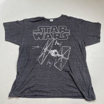 Star Wars TIE Fighter  Graphic Charcoal Heather Gray  T-Shirt   Size XL  - £13.97 GBP