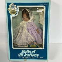 Vintage Dolls of All Nations India Poseable with Stand - $15.47