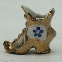 Victorian Boot Porcelain Match Stick Holder Bud Vase - $24.74