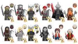 12Pcs LOTR The Hobbit Minifigures Galadriel Thranduil Adar Halbrand Mini... - $21.39