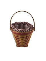 1996 Longaberger Sweetheart Sweet Treats Basket Red Weave Liner and Protector  - £17.66 GBP