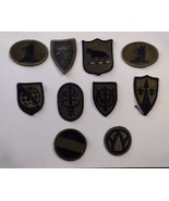 ARMY SHOULDER SLEEVE INSIGNIA - SSI LOT OF 20 DIFFERENT SUBDUED PATCHES ... - $18.82 CAD