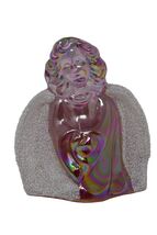 Fenton Carnival Iridescent Glass Angel with Coralene Frosted Wings - €33,58 EUR