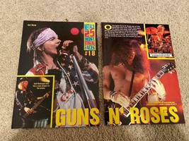 Guns N&#39; Roses Gene Simmons teen magazine poster clipping Kiss Rockline - £3.19 GBP