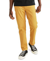 Dockers Men&#39;s Tapered Fit Alpha Icon Chinos in Narcissus Yellow-33/32 - £29.89 GBP