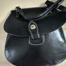 Dooney &amp; Bourke Alto Black Leather Convertible Crossbody Shoulder Purse EUC - $49.22
