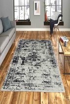 LaModaHome Area Rug Non-Slip - Black Classic and Obedness Soft Machine Washable  - £24.74 GBP+