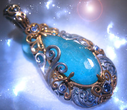 Haunted Necklace The Crystal Glowing Aura Attracts Gifts Secret Ooak Magick - £2,123.37 GBP