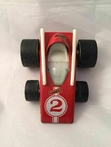 Motorized Zoomer Boomer Toy Vintage Red Race Car - £6.32 GBP