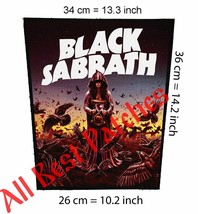 Black Sabbath Ravens Big backpatch T-rex,Overkill,Led Zepellin,Pink Floy... - £19.66 GBP