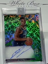 2017-18 Panini Spectra Green Scope 1of 1 Donovan Mitchell Rookie Auto Wh... - $13,200.00