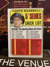 1969 Topps #412 Checklist 5 - Mickey Mantle - New York Yankees - £24.50 GBP