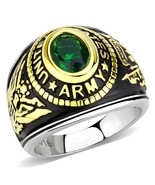 US Army Ring Gold Tone Stainless Steel TK316 - $29.95 CAD