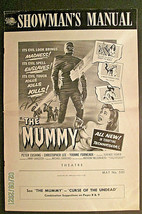 Hammer Films:Peter Cushing,Christopher Lee (The Mummy) Movie Pressbook - £197.59 GBP
