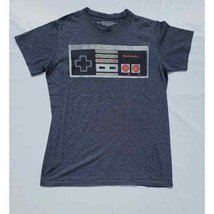 Nintendo Boys T Shirt Gray Original Video NES Game Controller Size Small - $14.78