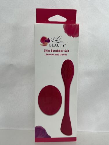 Plum Beauty Clio Face Body Scrubber Set Remove Deep-Deated Dirt &amp;Impurit... - $6.65