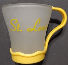 Frosted St. Louis Zoo Tea Coffee Cup Vintage 3.5 Inch Tall Cup - £5.50 GBP