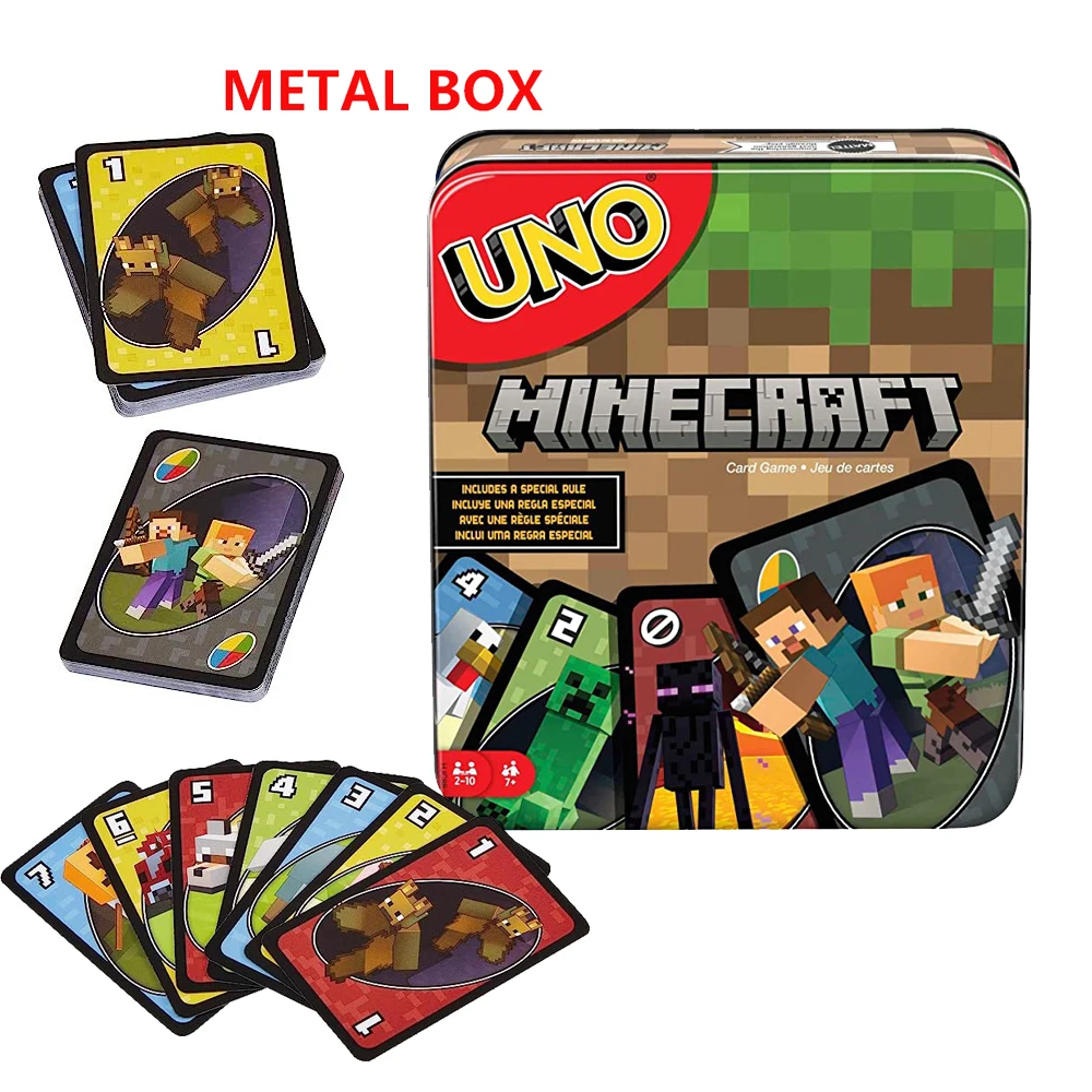 Mattel UNO DOS FLIP! Tin Box Family Card Game Entertainment Fun Poker Party - $14.19+