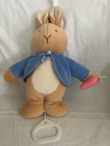 Eden Stuffed Plush Peter Rabbit Musical Crib Pull Toy You Are My Sunshine 11” - £19.65 GBP