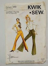 Ladies Pants Leg Variations Size 6 -8-10 Pattern 349 Kwik Sew Kerstin Martensson - $25.49