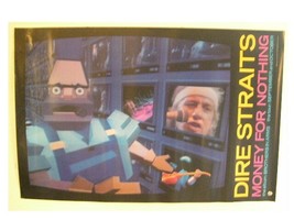 Dire Straits - Money for Nothing Poster MTV 8A Le Vieux-
show original t... - $134.46