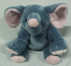 Ty Pluffies Extra Soft Grey Elephant 7&quot; Plush Stuffed Animal 2009 - £14.33 GBP