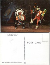 USA Wisconsin Dells Stand Rock Native American Contest Dance VTG Postcard - $9.40