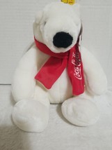 Vintage Boyds Coca Cola Coke Polar Bear 8&quot; Plush Stuffed Animal Toy - £11.64 GBP