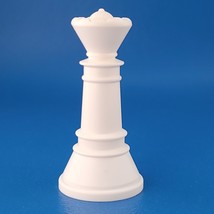 Chess Queen White Hollow Plastic Replacement Game Piece 1994 Classic Gam... - $3.70