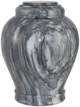 Embrace Cashmere Marble, Gray/White Color, Adult Cremation Urn, 220 Cubic Inch - $259.99