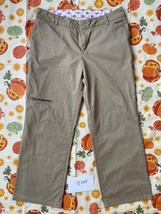 S104 Women&#39;s Dickies Subaru Embroidered Tan Uniform Chino Pants - Size 1... - £22.79 GBP