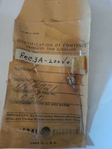 RARE NOS New Vintage GE Semiconductor Diode Resistor # IN4721 7244 / 3a 200 volt - $37.99