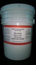 CRYSTAL DRAIN CLEANER 20 LBS OPENER PATRIOT CHEMICAL SALES SEWER LEACH F... - $109.89
