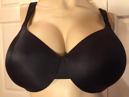 Olga 38D Black Underwire 38 D Seamless 35417 Your Everyday Indulgence Lined Bra - £9.35 GBP
