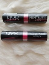 TWO (2) ~ NYK BRAND ~ VELVET MATTE PINK LIPSTICKS ~ VMLS07 ~ VMLS10 ~ SE... - $368.21 MXN