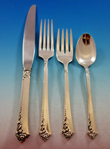 Damask Rose by Oneida Sterling Silver Flatware Set for 24 Service 96 pieces - £3,442.42 GBP