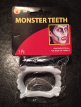 Monster Teeth - Fake Reusable Monster Teeth - Great Theatrical Makeup Prop - £1.02 GBP