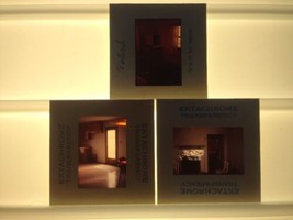 Lot of 3 Vtg 70s House Interior Architecture Ektachrome Photograph Color... - £15.71 GBP