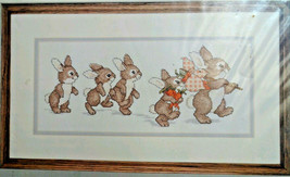 Simplicity 05589 Bunny Parade Counted Cross Stitch 14x6 Package New but Opened - £22.76 GBP