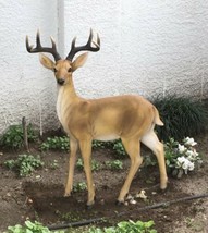 28”W Buck Deer Garden Animal Statue (a,dt) - £622.79 GBP