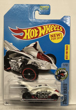 2017 Hot Wheels Turbo Rooster Street Beasts 1/10 Red &amp; Black PR5 Pearl White - £2.73 GBP