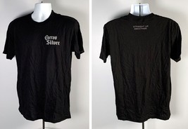Jose Cuervo Silver Tequila Straight Up Smoother T Shirt Mens Large Black... - $21.73