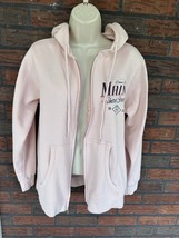 Pink Hooded Jacket Medium Down East Maine Full Zip Hoodie Long Sleeve Je... - $24.96 CAD