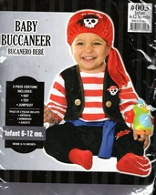 Baby Buccaneer costume Infant 6-12 months Halloween Amscan Costume  New - £23.67 GBP